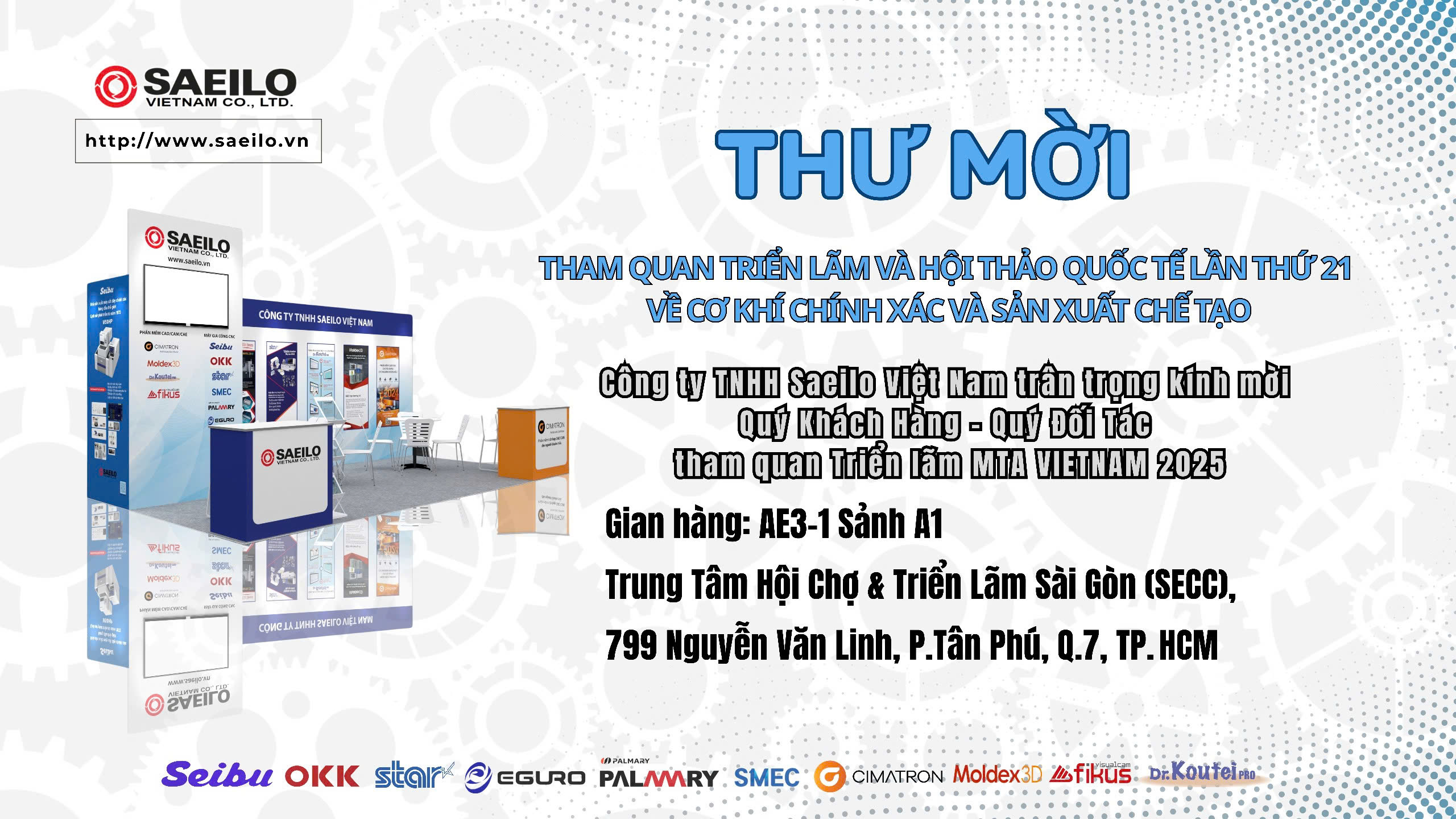 Thư Mời Triển Lãm MTA Vietnam 2025 - SAEILO